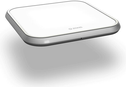 Single Fast Wireless Charger draadloze snellader (Wit)