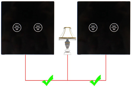 Single Fire Line 2 Way Touch Switch Waterproof Fireproof Crystal Glass Screen Panel 1 2 3Gang Lamp Light Stair Wall 1PCS Price