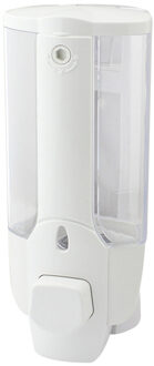 Single-Head Nail Gemonteerd op Badkamer Muur 350/750 ML Gemonteerd Shampoo Zeepdispenser Zeep Fles Badkamer Accessoires single wit