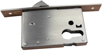 Single hook euro mortise lock body stainless lock tongue Hardware accessories exterior door Sliding door frame lock