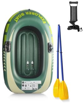 Single Person Thickened Inflatable Boat Canoe Fishing Boat Portable PVC Kayak with Pump