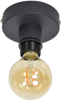 Single Plafondlamp Zwart