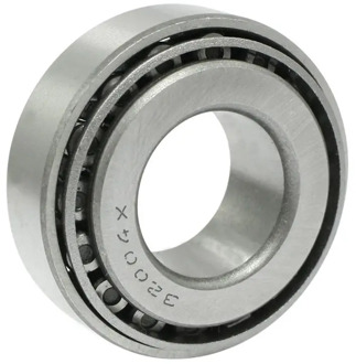 Single row 20x42x15mm metal tapered roller bearing 32004 silver