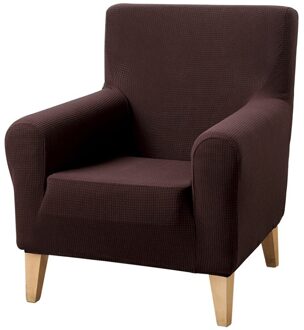 Single-Zitsbank Elastische Jacquard Fauteuil Wingback Wing Sofa Kussenovertrekken Spandex Schuine Arm Koning Terug Stoel Couch Cover single-Seat hoes S5