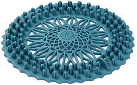 Sink Drain Filter Screen Filter Mesh Riool Keuken Badkamer Haar Anti-Blocking Tool Wc Riool Afvoerputje Vuilnis Sink floor donker blauw