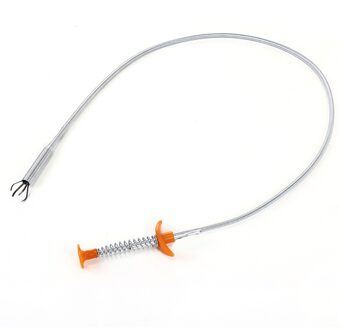 Sink Drains Grabber Tool Flexibele Lange Bereiken Claw Pick Up Smalle Bocht Curve Afvoerputje Riool Lente Grip Cleaner