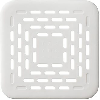 Sink Filter Badkamer Floor Cover Keuken Riool Filter Siliconen Sink Zeef Afval Plug Sink Afval Collector Haar Catcher wit