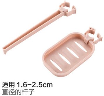 Sink Opknoping Opbergrek Houder Spons Badkamer Keukenkraan Clip Schotel Doek Clip Plank Afvoer Droge Handdoek Organizer roze