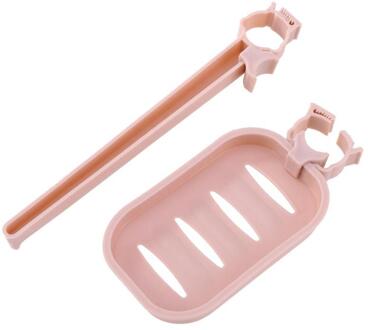 Sink Opknoping Opbergrek Houder Spons Badkamer Keukenkraan Clip Schotel Doek Clip Plank Afvoer Droge Handdoek Organizer