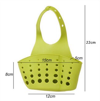 Sink Plank Zeep Spons Afvoer Rack Badkamer Houder Keuken Opslag Zuignap Keuken Organizer Spoelbak Keuken Accessoires Wassen groen