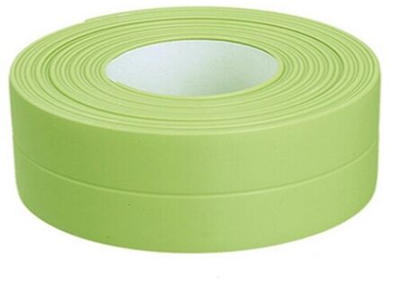 Sink Waterdichte Tape Badkamer Keuken Afdichtstrip Tape Wit Zelfklevende Waterdichte Muur Sticker Tape Badkamer Keuken Tape groen