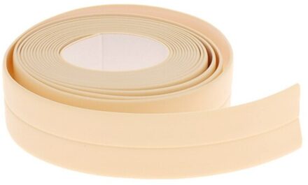 Sink Waterdichte Tape Badkamer Keuken Afdichtstrip Tape Wit Zelfklevende Waterdichte Muur Sticker Tape Badkamer Keuken Tape licht geel