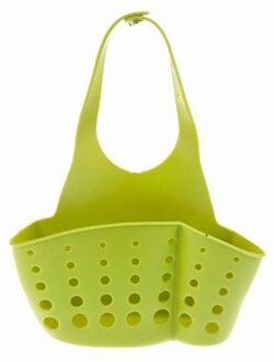 Sink Zeep Spons Afvoer Rack Badkamer Ingebouwde Keuken Opslag Zuignap Keuken Opbergdoos Sink Keuken Accessoires Zinken groen