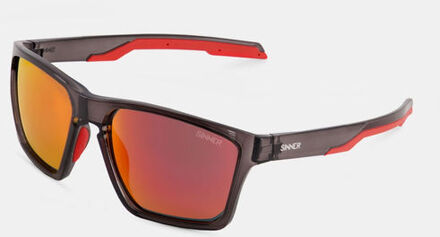 Sinner Arary Cry Black Sintec Red Zonnebril Rood - One size