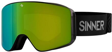 Sinner Aura OTG ski bril voor brildragers Sr. Zwart