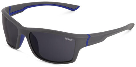 Sinner cayo mt grey/blue-smoke zonnebril heren - Grijs - One size