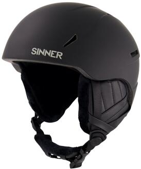 Sinner Crest Ski/snowboardhelm 50-54 Zwart