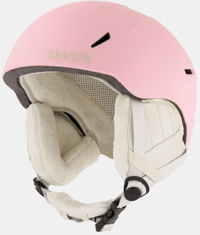 Sinner Crest Skihelm Kids Junior Roze - M