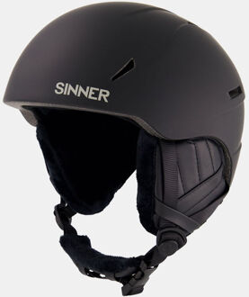 Sinner Crest Skihelm Kids Junior Zwart - L