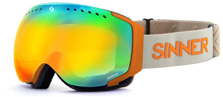 Sinner emerald skibril oranje-multicolour Veelkleurig - One size