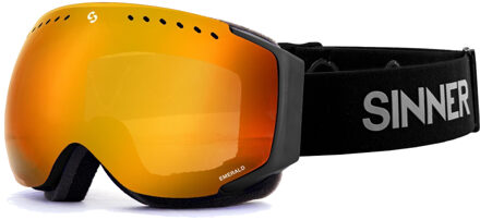 Sinner Emerald Skibril Zwart - One size