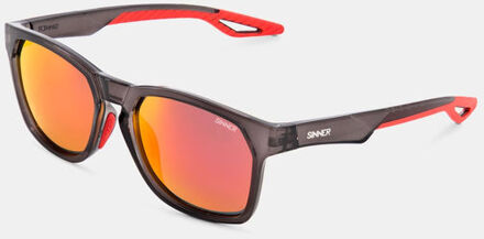 Sinner Faveira Zwart Sintec Rode Zonnebril Rood - One size