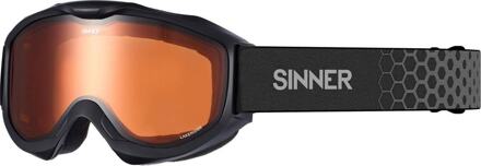 Sinner Lakeridge Skibril - Zwart - Oranje Lens