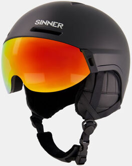 Sinner Montblanc Visor Skihelm Zwart - L