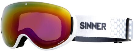 Sinner Nauders Unisex Skibril - Wit