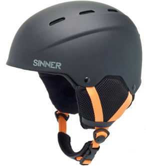 Sinner Poley Kinderen Skihelm - Matte Black - XXS/52 cm