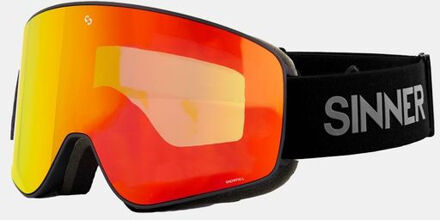 Sinner Snowfall Skibril Zwart - One size