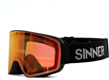 Sinner Snowghost incl. Mee kleurende lens skibril Zwart - Senior