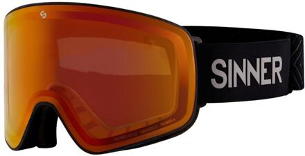 Sinner Snowghost Skibril Zwart - One size
