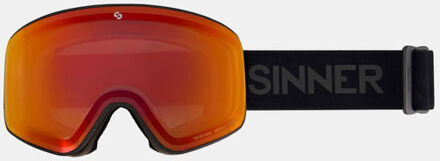 Sinner Snowghost Skibril Zwart - One size