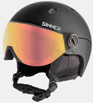 Sinner Titan Visor Skihelm met Vizier Zwart