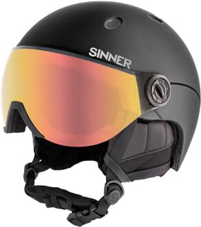 Sinner Titan Visor Skihelm met Vizier Zwart