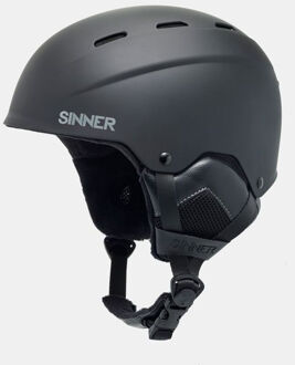 Sinner Typhoon Unisex Skihelm - Matte Black - M/58 cm