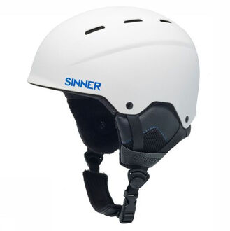 Sinner Typhoon Unisex Skihelm - Matte White - M/58 cm