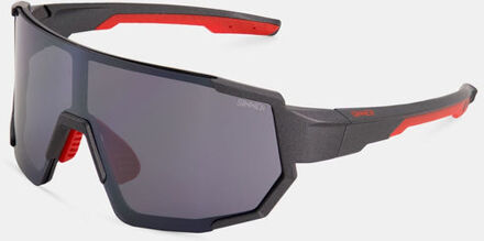 Sinner Viraro Gun Metal Red Zonnebril Grijs - One size