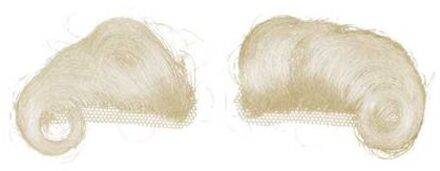 Sint wenkbrauwen deluxe Wit - Transparant