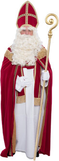 Sinterklaas kostuum - inclusief gouden staf 185 cm - One size