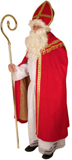 Sinterklaas kostuum - inclusief witte pruik met baard - One size