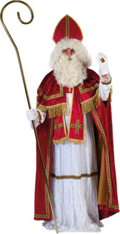 Sinterklaas pak - verkleed kostuum - inclusief witte handschoenen kort One size