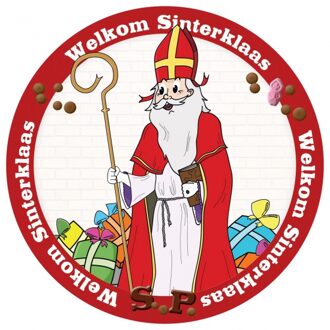 Sinterklaas versiering onderzetters / bierviltjes - 50x stuks - Sinterklaas thema feestartikelen Multi