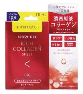 SiQ Freeze Dry Rich Collagen Sheet 10 pcs