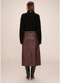 Sirene rok bordaux Rood