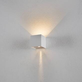 Siri 44 buitenwandlamp up/down wit mat wit