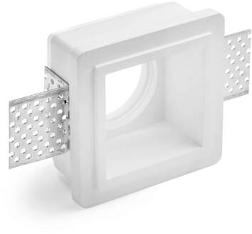 Siris inbouwspot, wit, gips, 9 cm, GU10