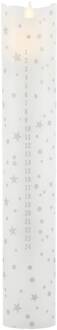 Sirius LED kaars Sara Calendar, wit/romantisch, hoogte 29 cm