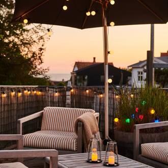 Sirius LED lichtketting Lucas Supplement Set, kleurrijk zwart, meerkleurig